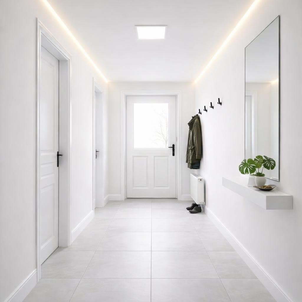 Flur — Zustand nach der Standardrenovierung